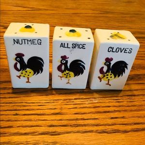 ❤️CUTE VINTAGE SPICE 3-PIECE SET 1950’s-1960’s